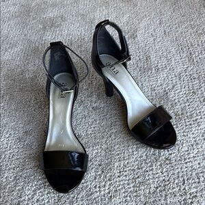 a.n.a Black Heels with Modern Design